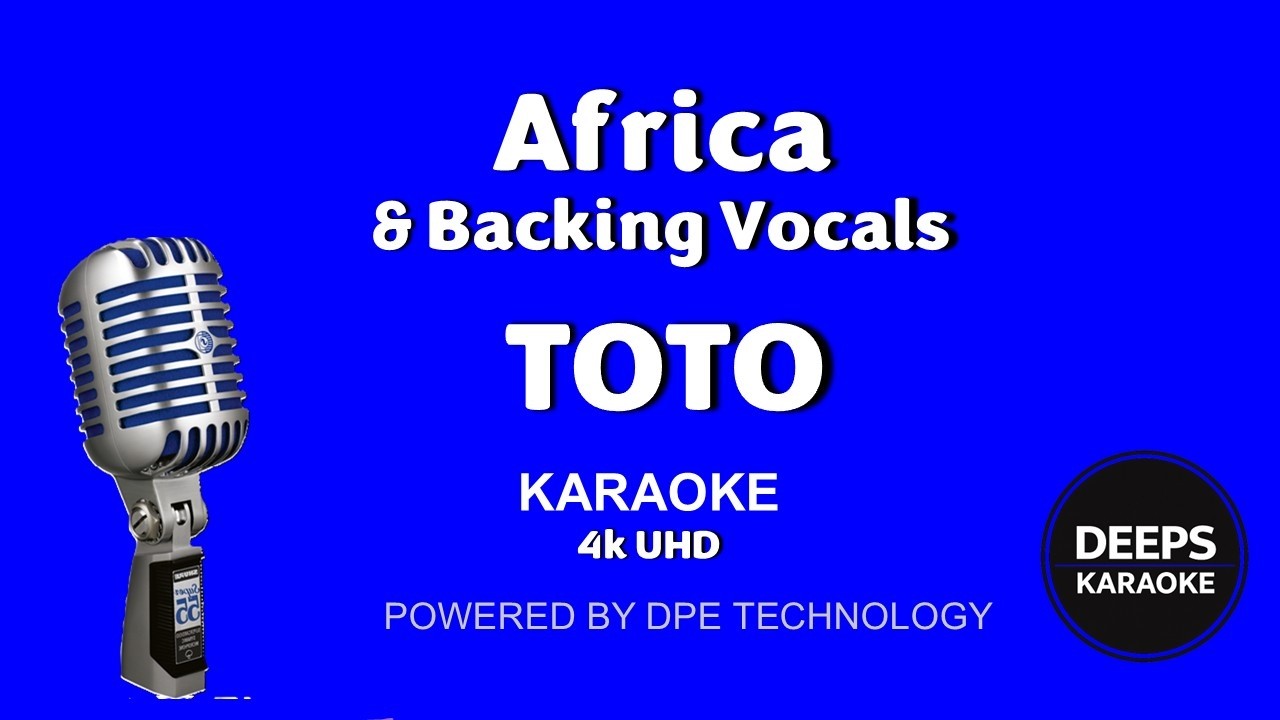 Africa - Toto KC Karaoke with Authentic backing Vocal & Falsetto