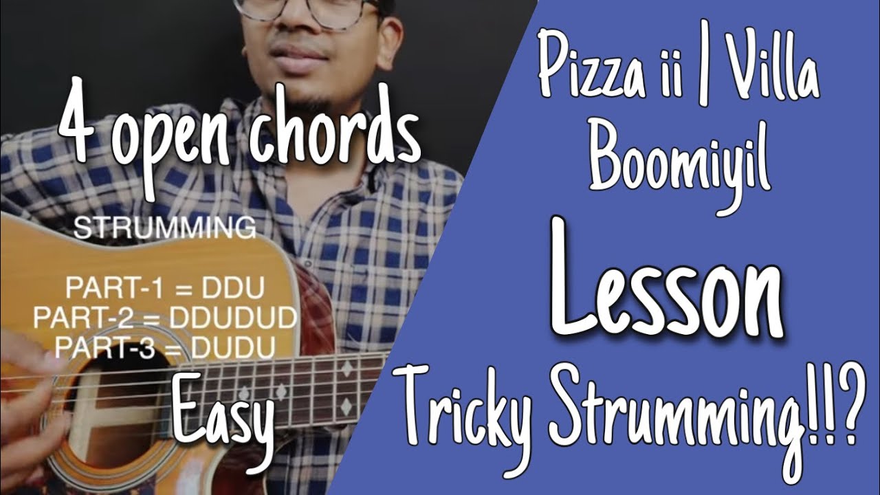 Boomiyil | Pizza ii - Villa | LESSON | Original Strumming | Santhosh Narayanan | Isaac Thayil