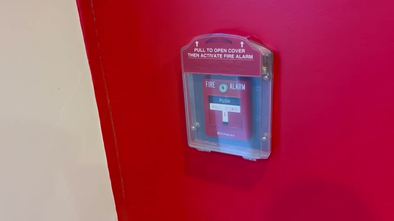 Fire Drill at University Of Houston! Simplex TrueAlert Voice Evacuation Speaker Strobes
