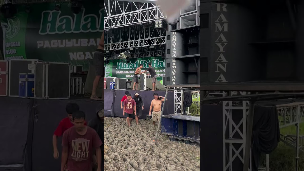 Perjuangan Team Ramayana Disaat lokasi Berlumpur #ramayanaaudio #