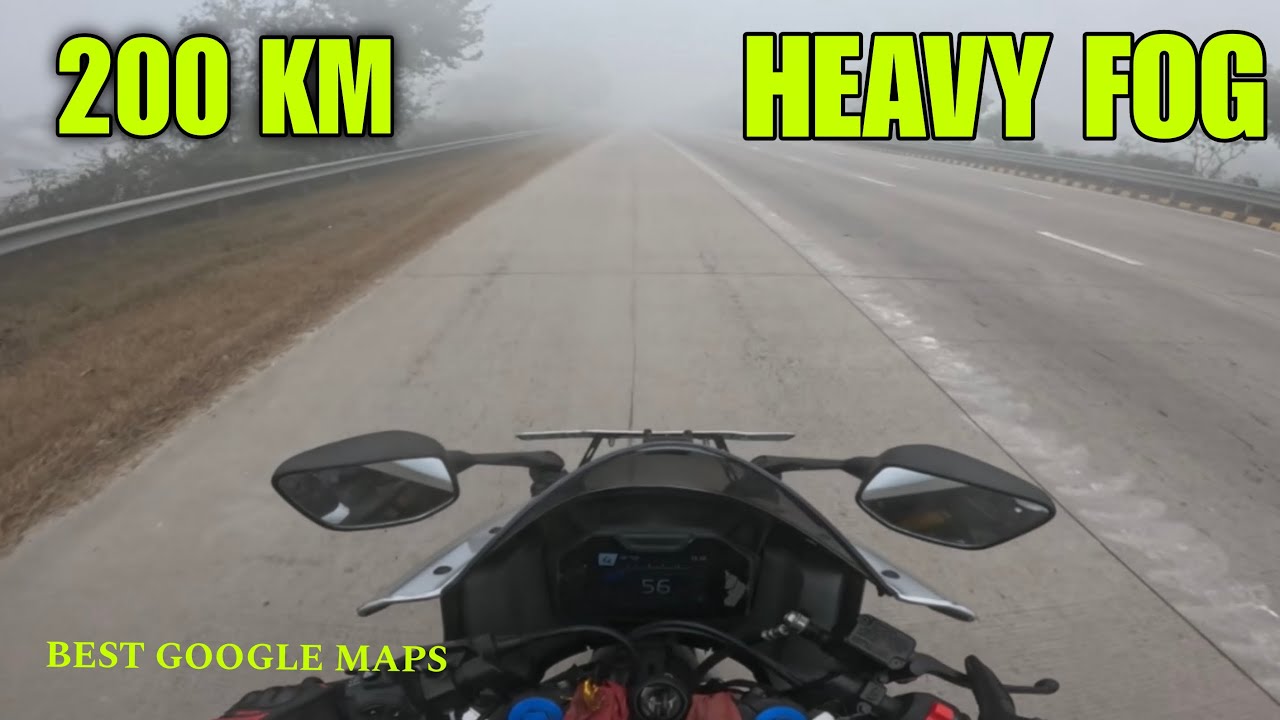 200KM Ride in Extreme Fog 😱 | Vrindavan to Delhi on Yamaha R15M