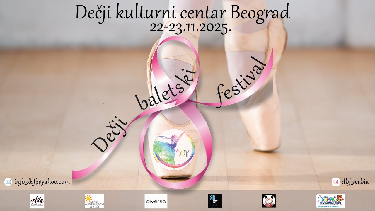 8. DEČJI BALETSKI FESTIVAL (2025) live stream / 23.11.2025. /
