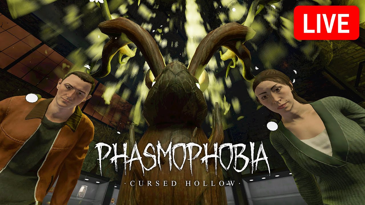 Finally Achieving the First Trophy Upgrade | Easter Event 2025: Cursed Hollow | Phasmophobia - LIVE