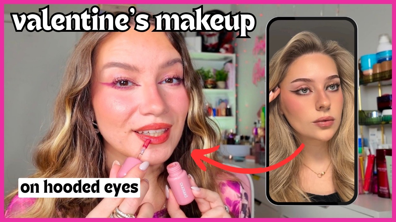 trying the NEW eyeshadow hack on my hooded eyes...