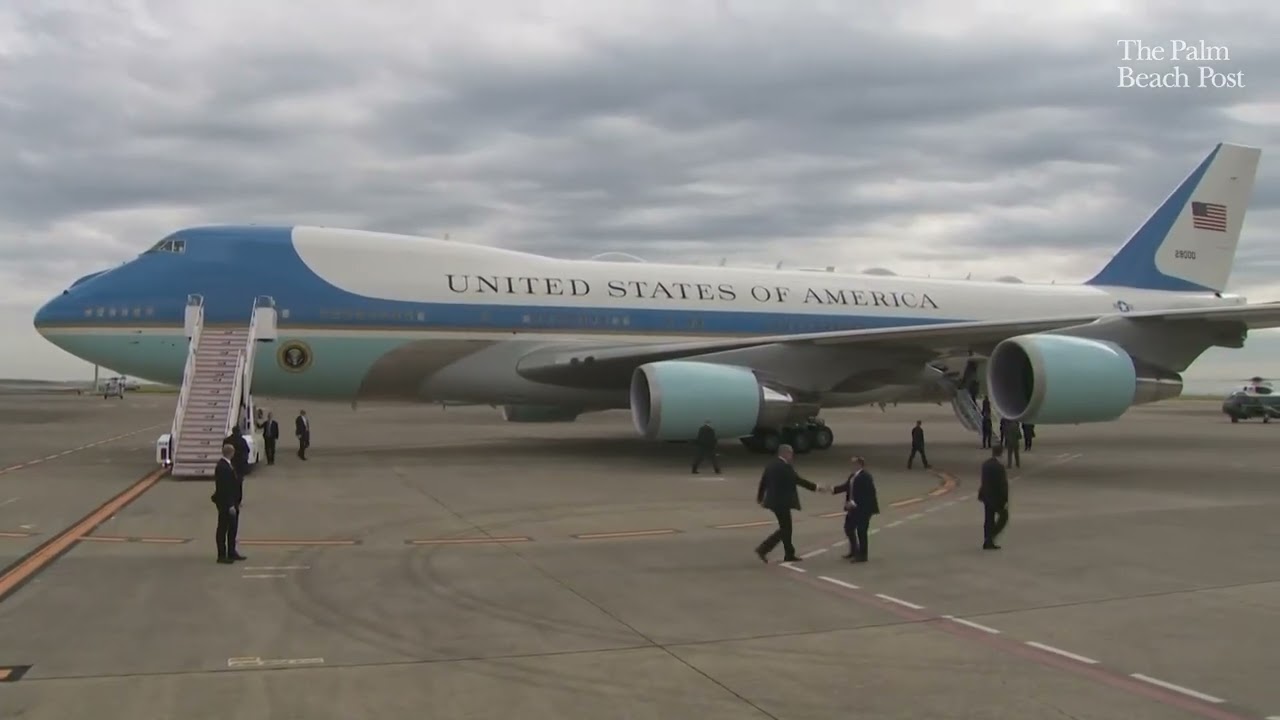 Trump leaves Japan on Air Force One for South Korea on final leg of trip amid government shutdown