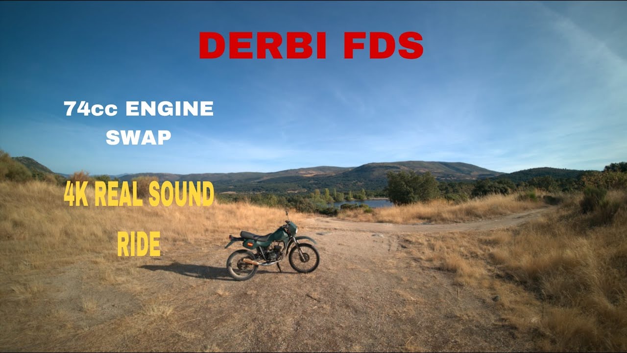 Riding a Derbi FDS-CAP2