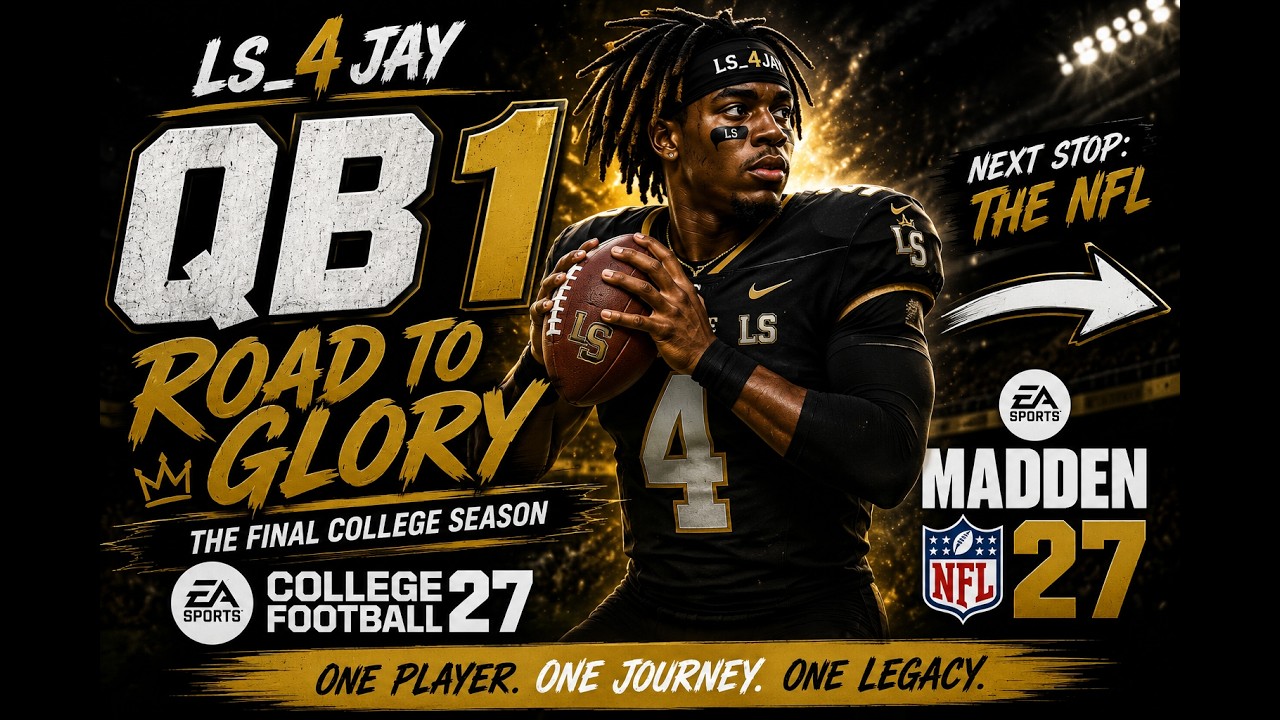 🏈 QB1 Road to Glory Begins! | The Journey to Madden 27 Starts NOW! 🔥#cfb27 #live