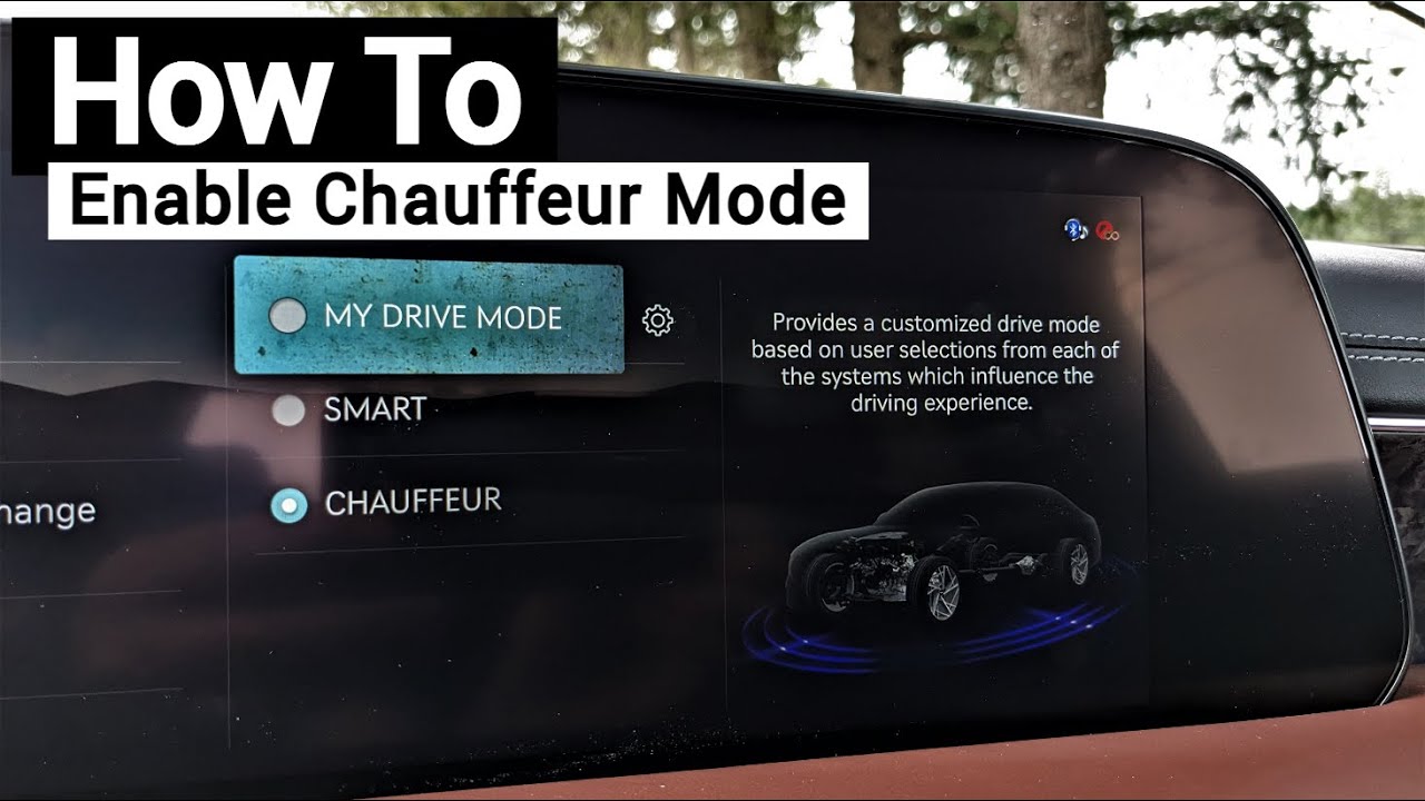 How to Enable Chauffeur Mode | 2023 Genesis G90