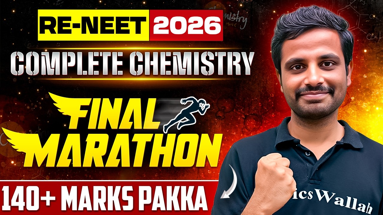 🔥 RE-NEET 2026 Complete Chemistry Final Marathon | Score 140+ Marks Guaranteed 💯