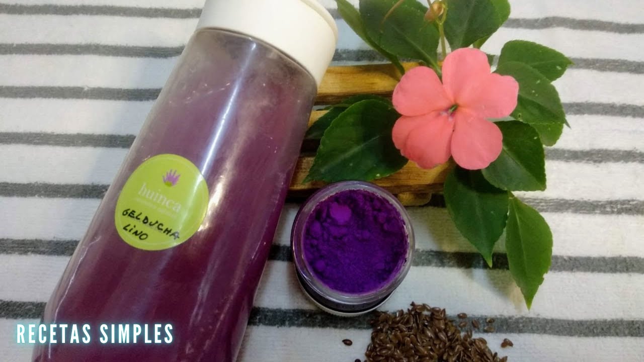 Gel de ducha de lino y áloe // Recetas Simples// Cosmetica Natural