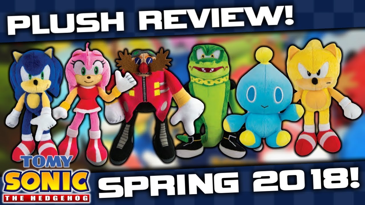 ОБЗОР: Мягкая игрушка TOMY Sonic Collector Series — весна 2018 г.!