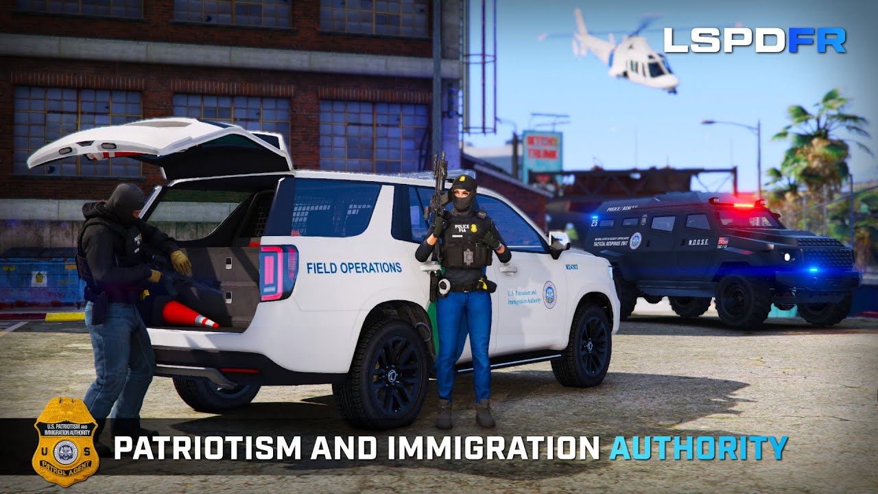 ICE Raid on the Rogers Scrapyard | GTA5 LSPDFR