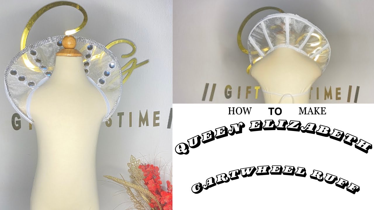How to create royal cape( Queen Elizabeth cartwheel Ruff)