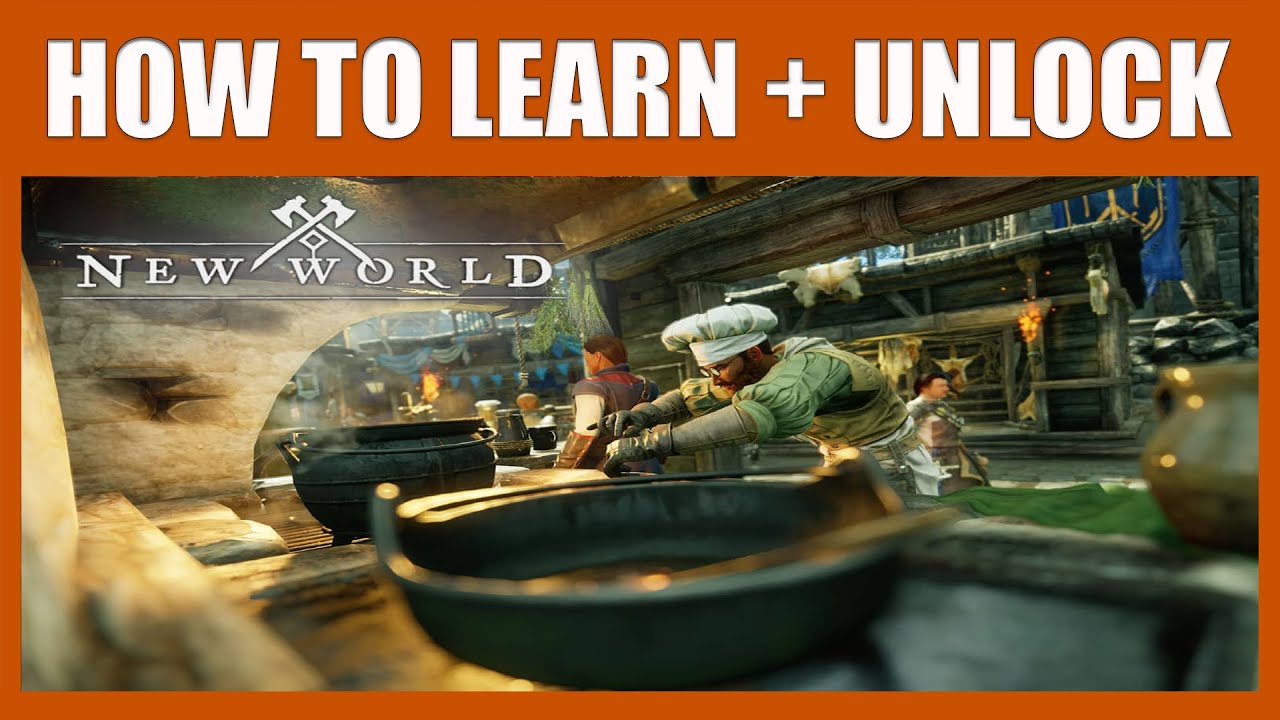How To Learn Or Unlock Recipes And Schematics New World - How To Use Recipes And Schematics