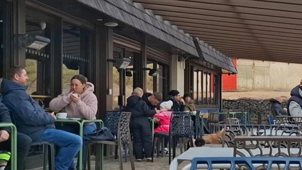 Just Watching the Humans | Outside a Café