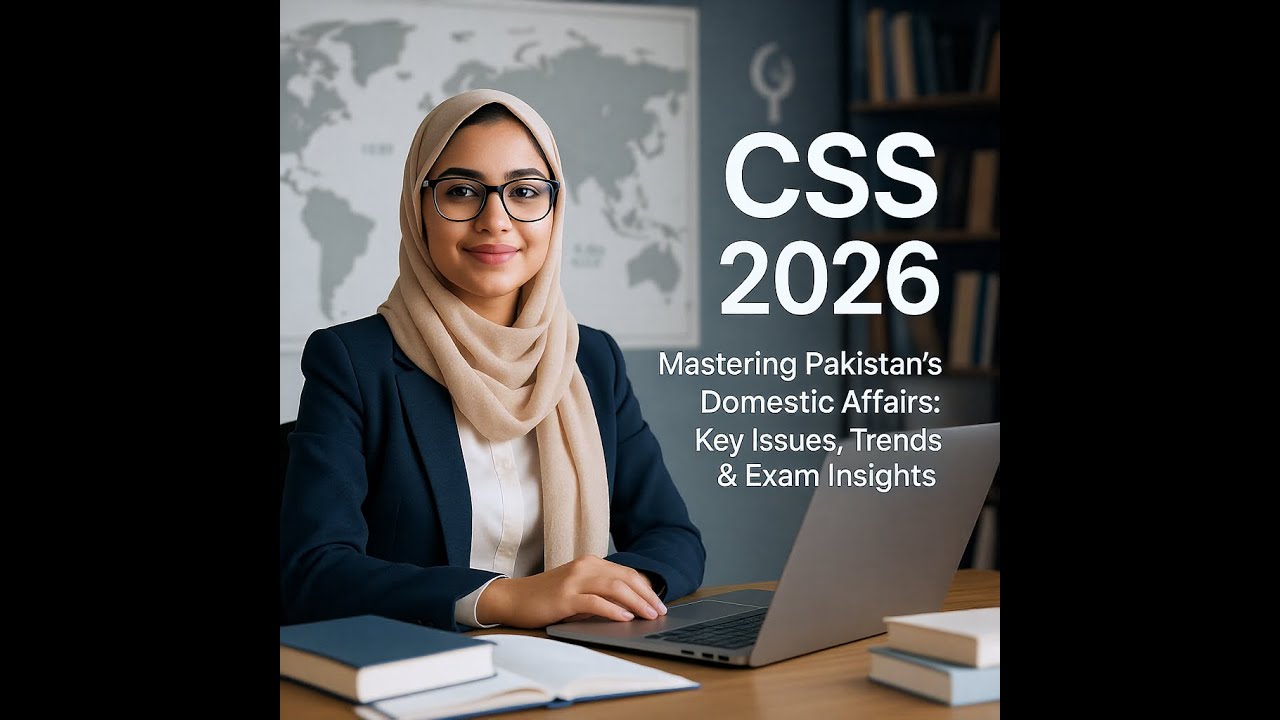 CSS 2026 &ndash; Mastering Pakistan's Domestic Affairs: Key Issues, Trends & Exam Insights