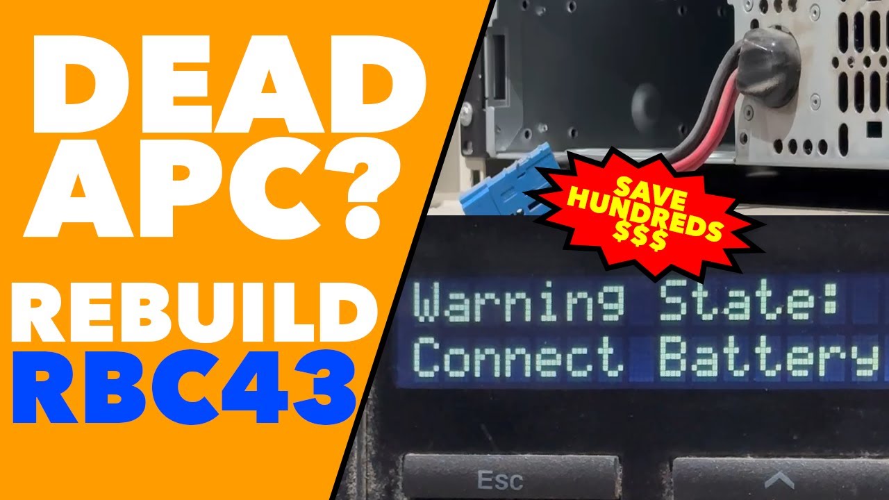 Hot‑Swap Hack: Replace SLA Batteries in APC UPS RBC43 in Minutes!