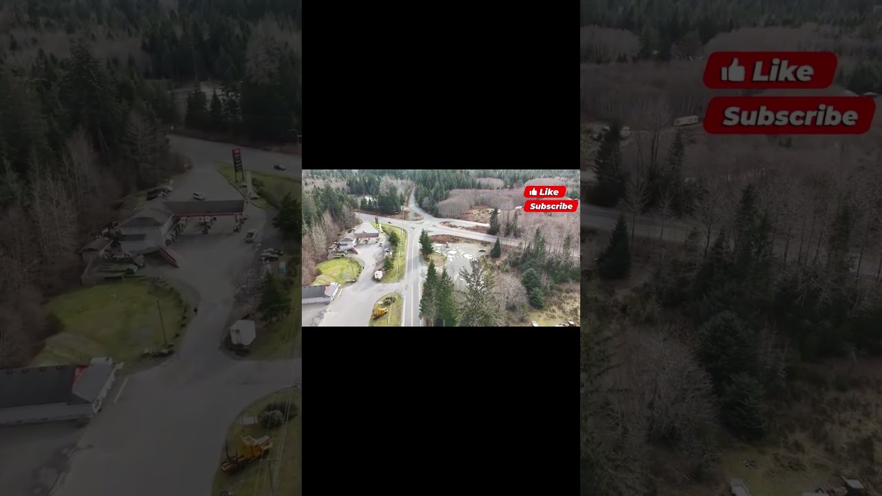 Can you Read the Gas Price, Sayward Flyover #dji #djimini4pro #smalltowns #drone #explore