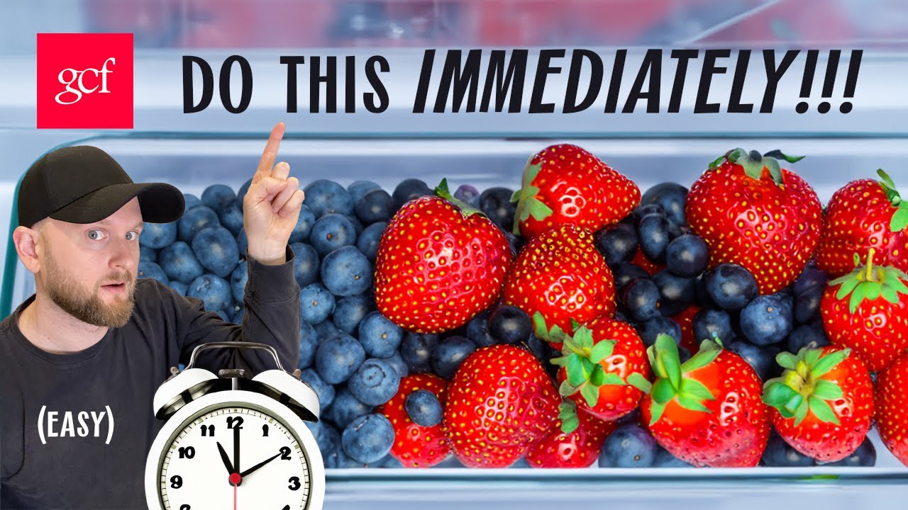 How to EXTEND the SHELF LIFE of your BERRIES!