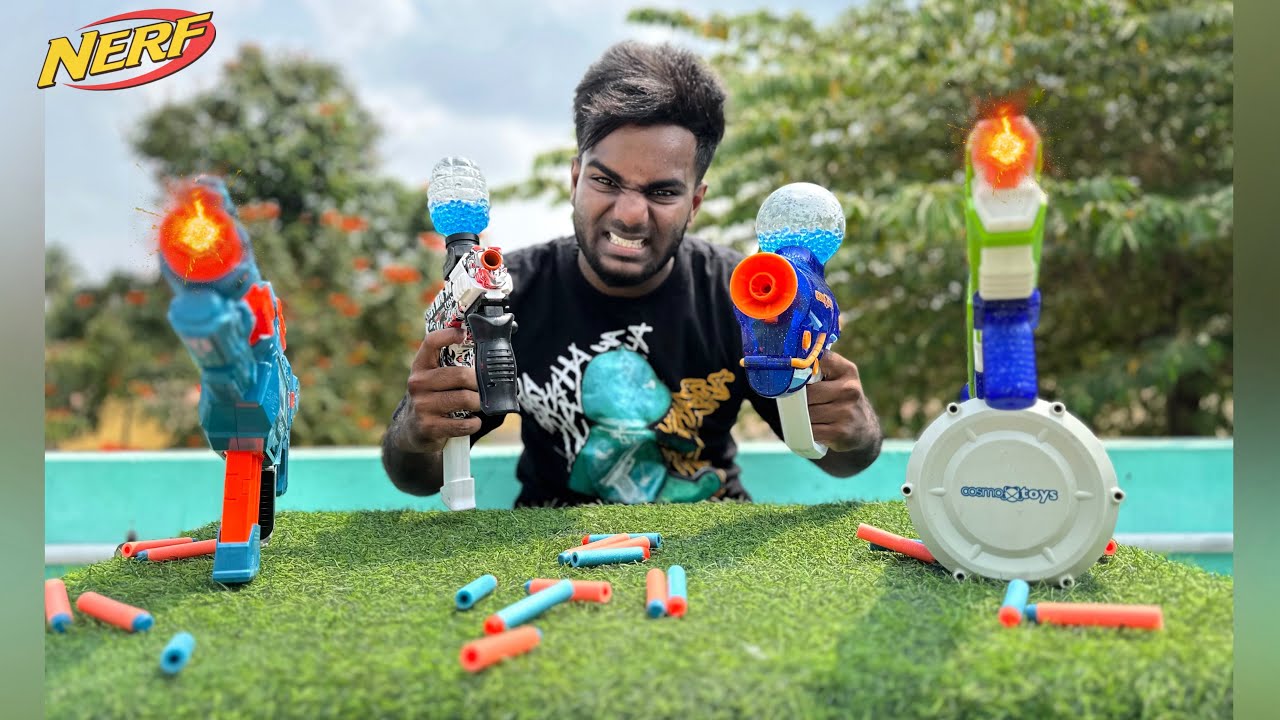 MY ALL NERF GUN COLLECTION’S | FUNNY NERF GUN WAR 🔫✨ - #vlog #nerfgun #funny #comedy #trending