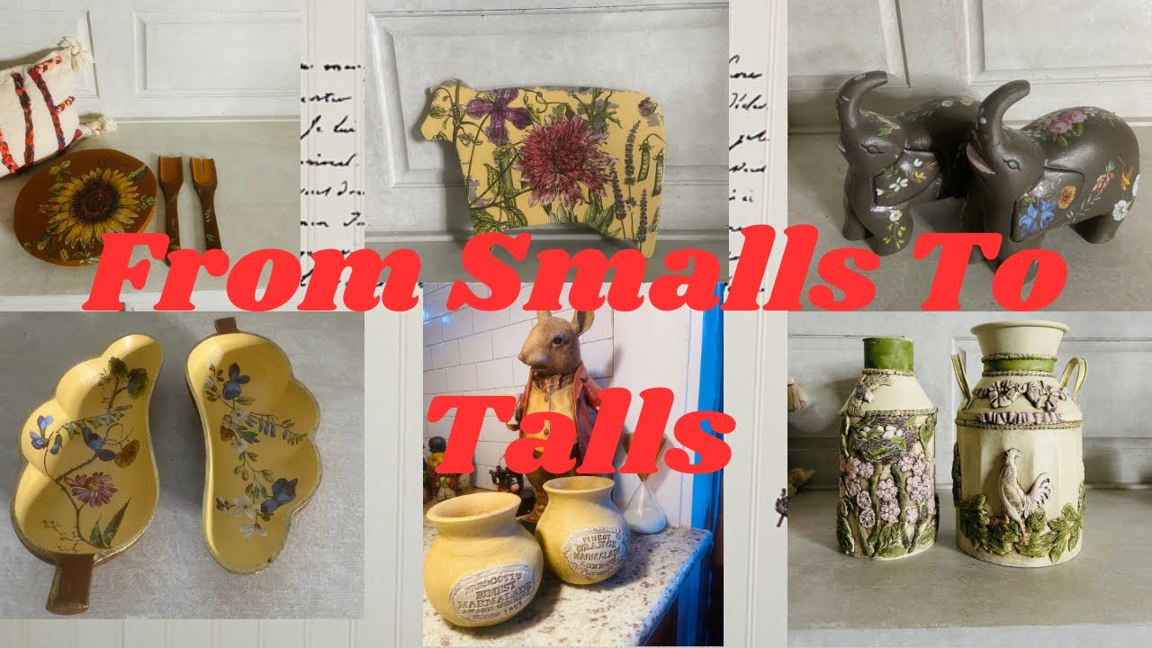 Thrift Flipping Garage Sale Finds-From Smalls to Talls using simple up cycle creativity 