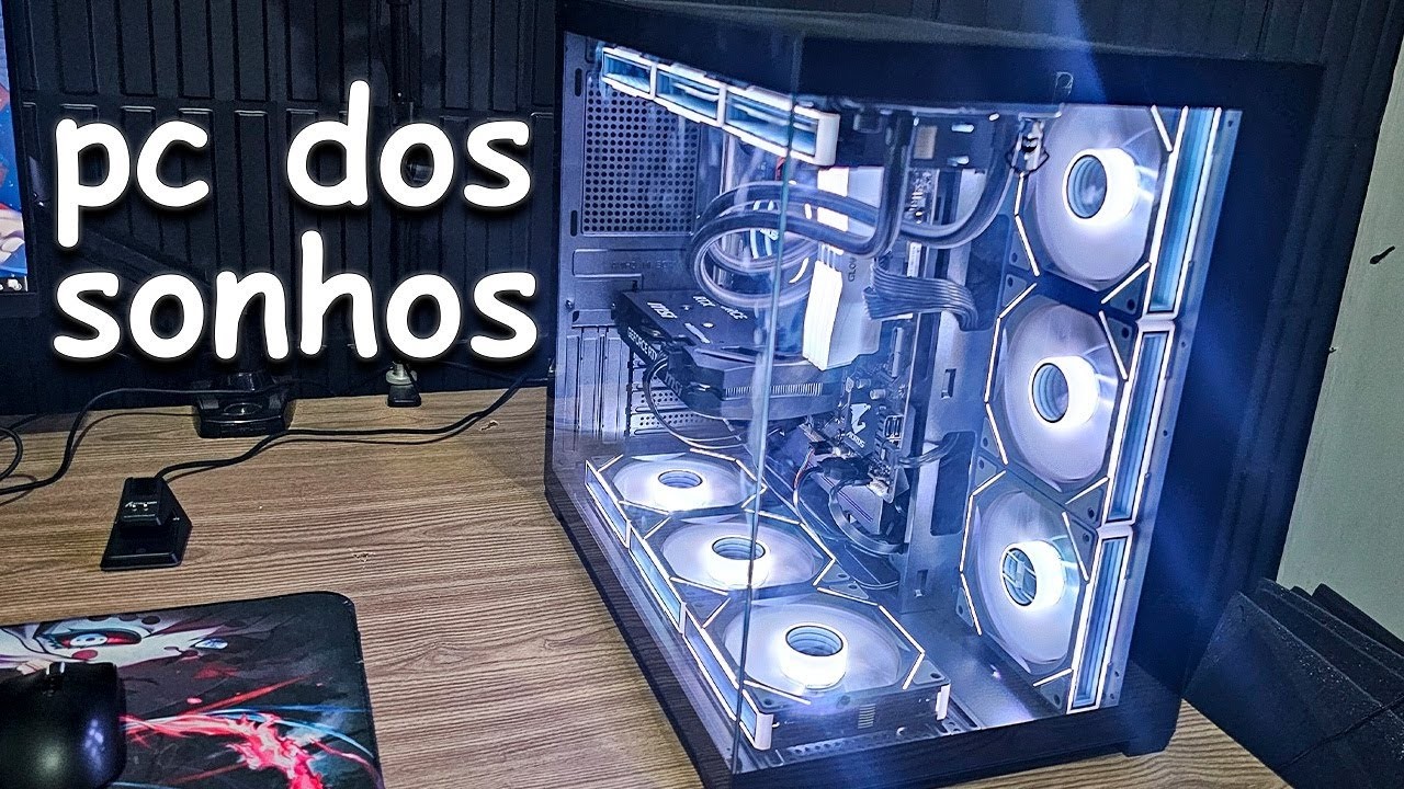 Finalmente Montei Meu PC Gamer dos Sonhos ( Ficou lindo demais)