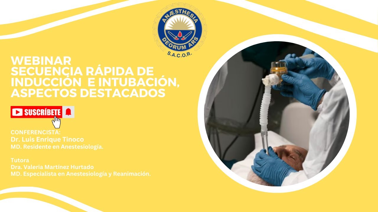 Secuencia rápido de inducción e intubación, aspectos destacados