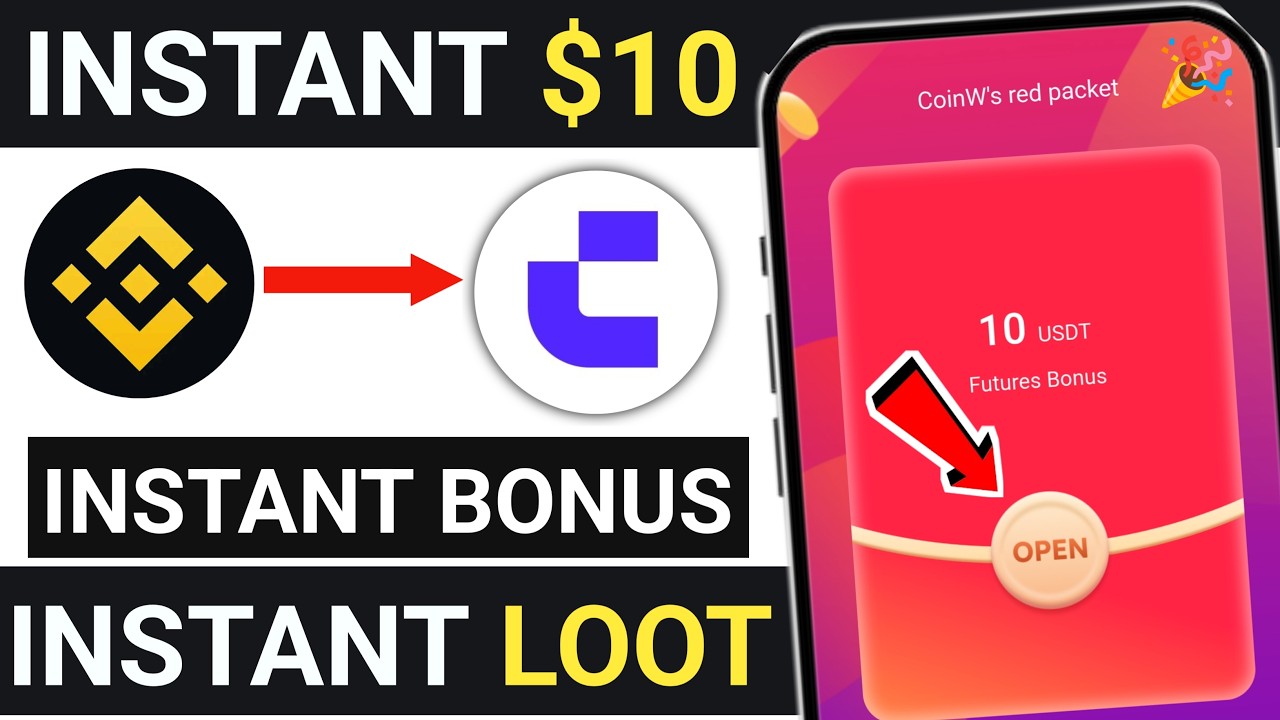 Instant 10$ Future Bonus 🤑 | Coinw Exchange Offer | New Crypto Loot Today | Instant Crypto Loot