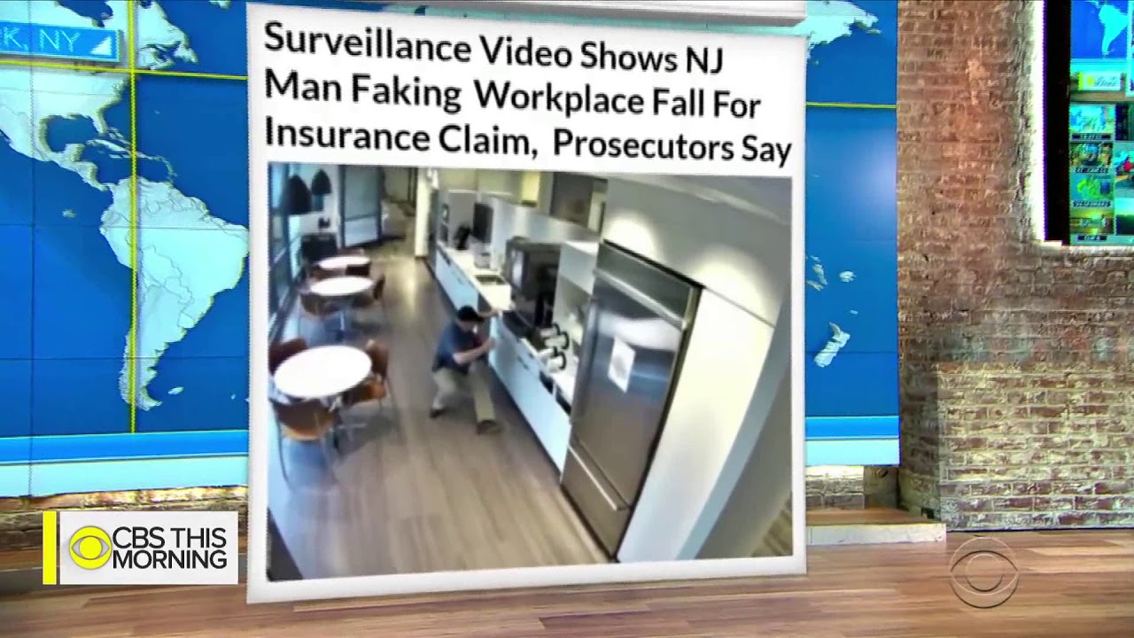 New Jersey man fakes slip and fall