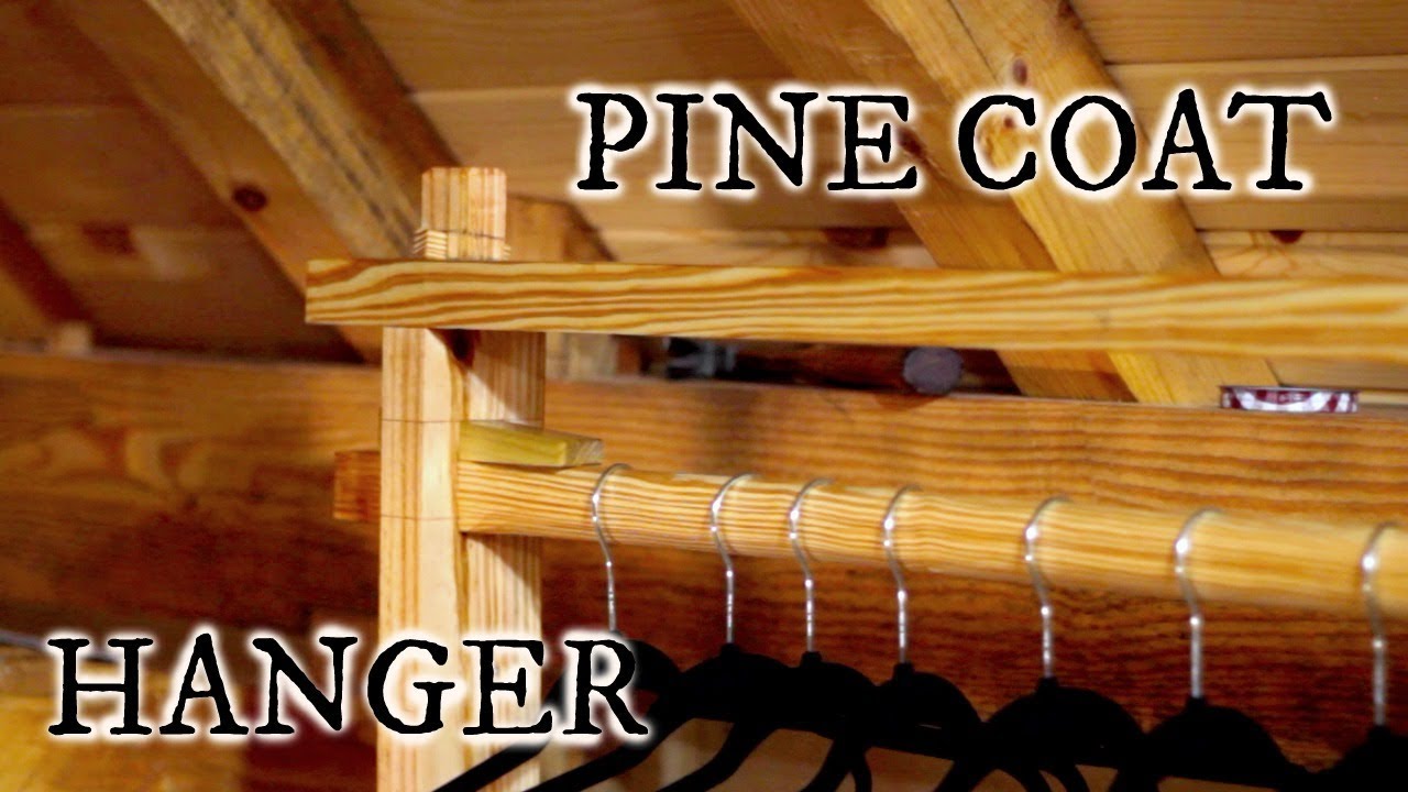 Coat Hanger with Secret Wedged Tenons