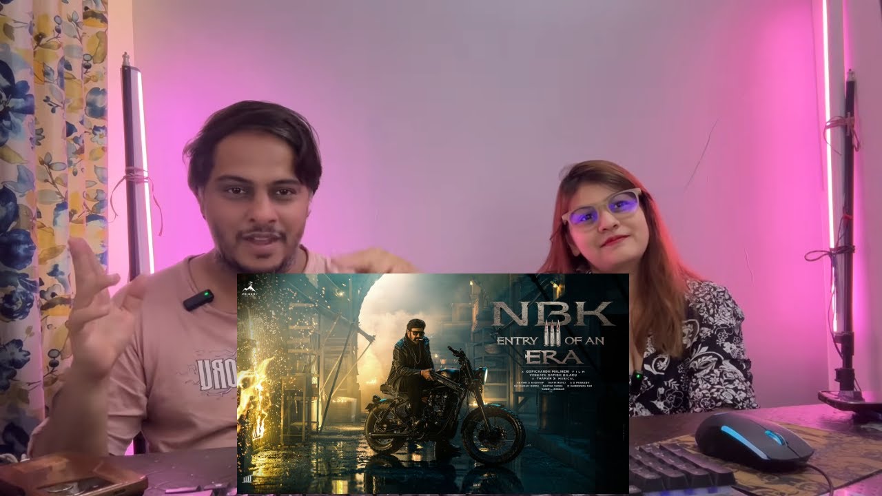 #NBK111 Glimpse - Entry of an Era Reaction 🔥😱 | NBK | Indian Reaction 🇮🇳