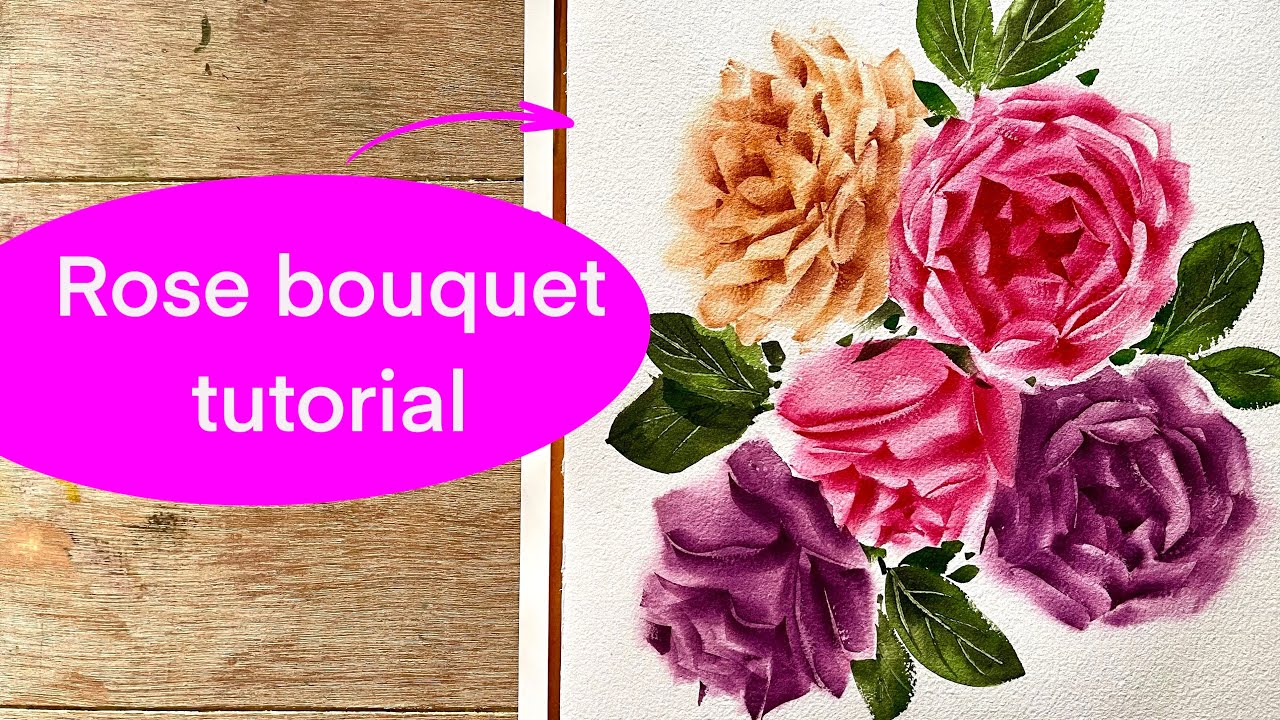 Watercolor Rose Tutorial