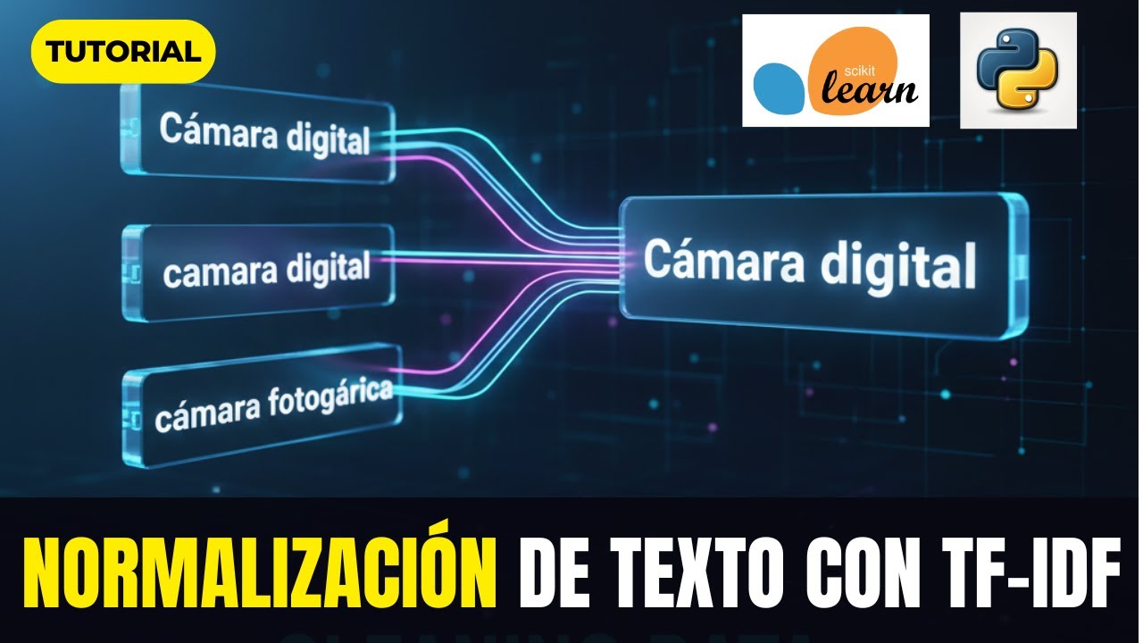 Tutorial: NORMALIZACIÓN de texto con TF-IDF