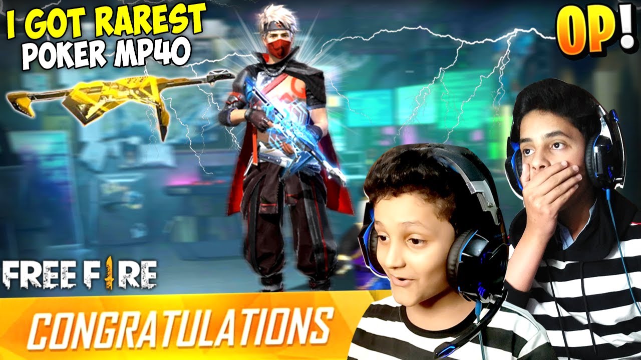 I GOT POKER MP40 IN FREE FIRE | Ft.@hsgaming674