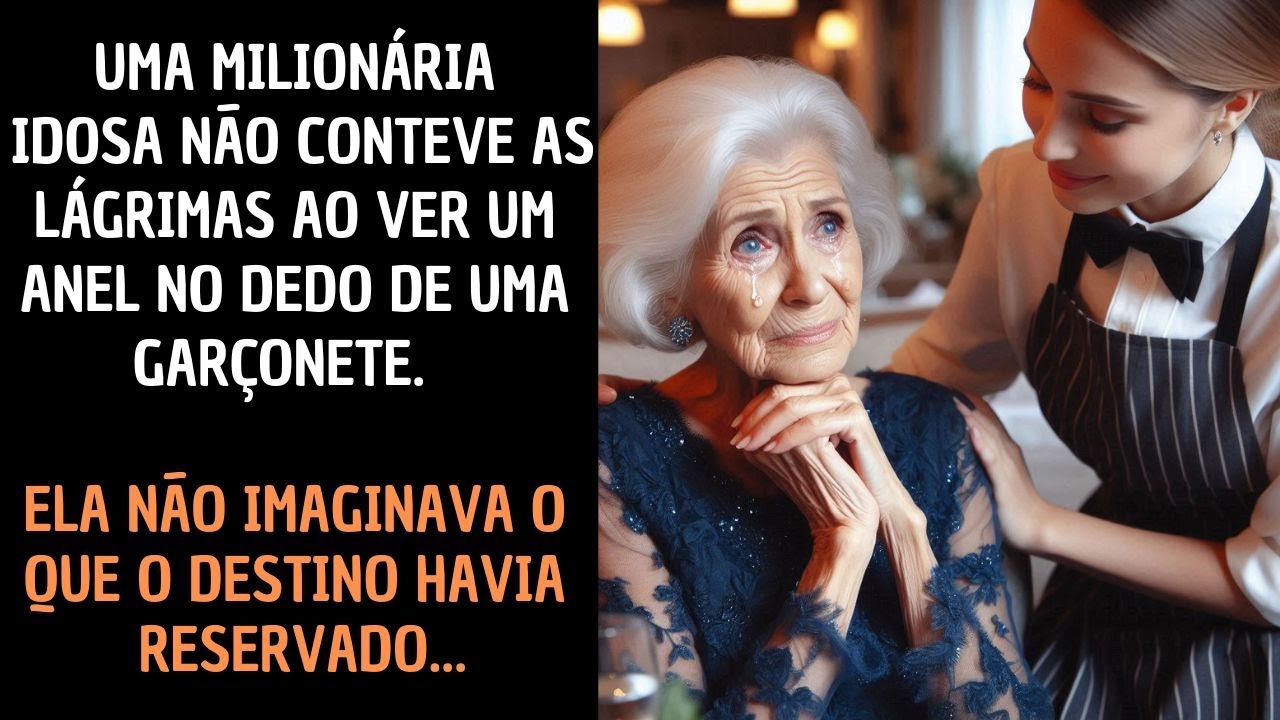 Milionária Idosa Chora ao Ver um Anel na Mão de uma Garçonete… O Motivo Vai Te Surpreender