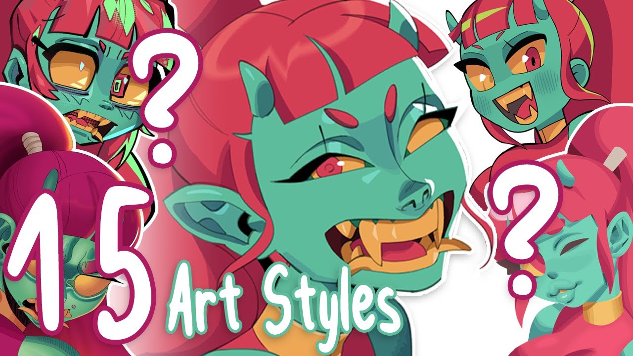 Where i've been - 15 MORE Art Styles Challenge