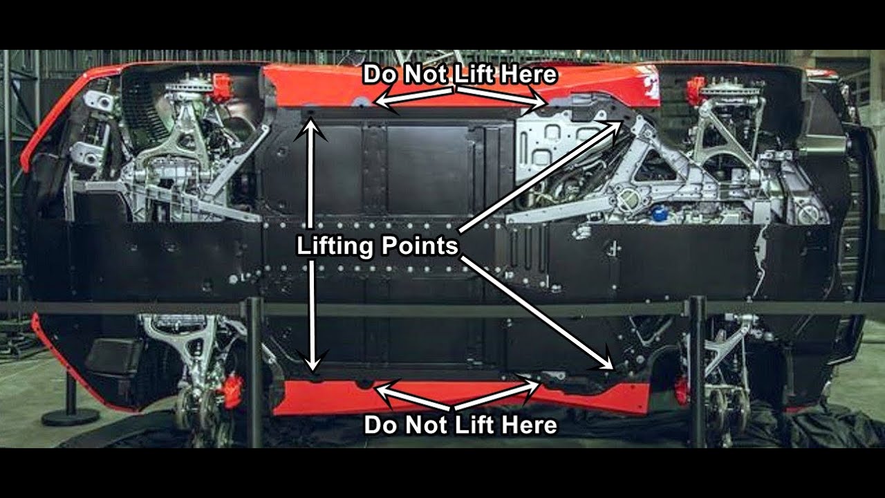 2020 C8 Corvette Lift and Jacking Locations