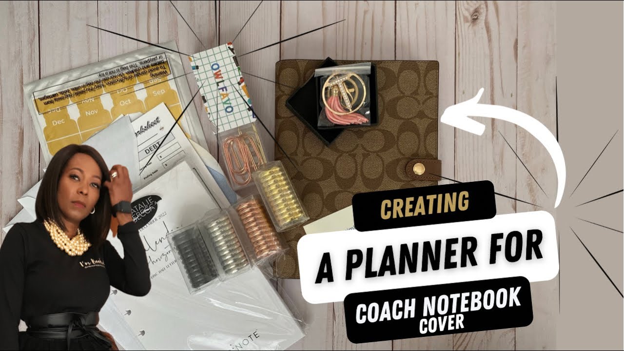 Creating a Disc Planner For My Coach Notebook Cover