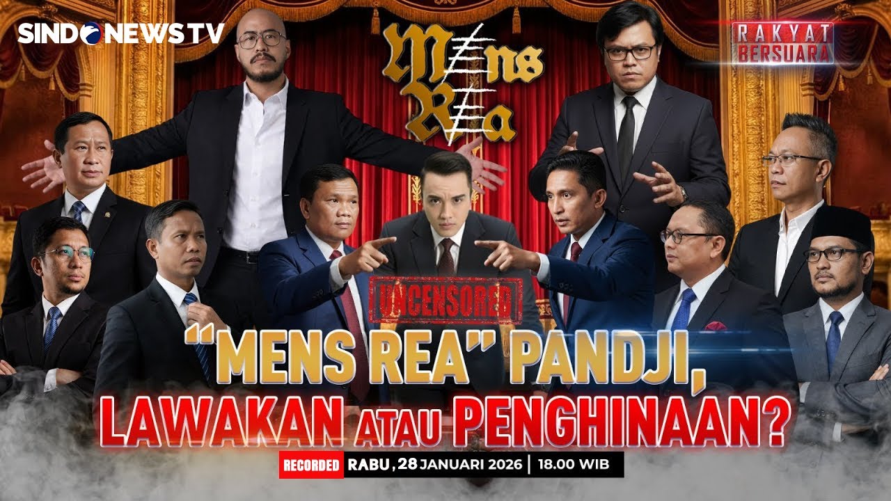 🔴LIVE MENS REA PANDJI, LAWAKAN ATAU PENGHINAAN? | RAKYAT BERSUARA (27/1)