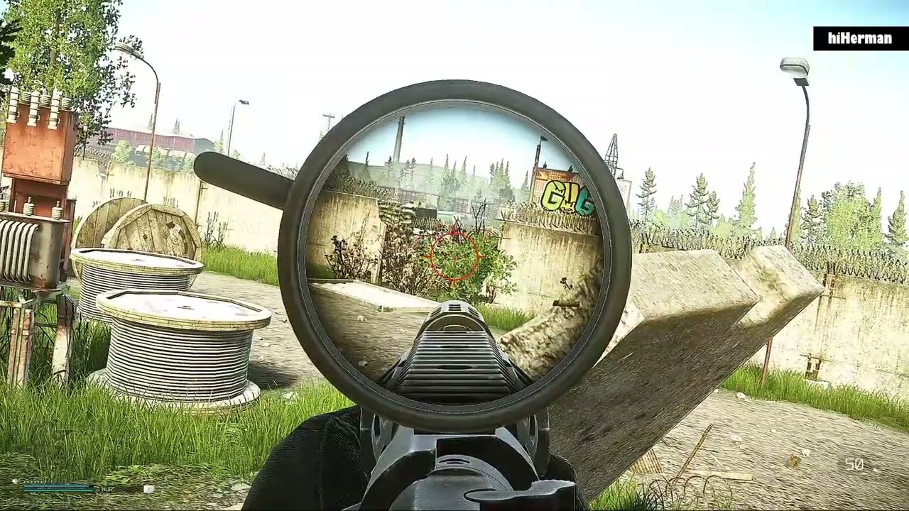 One guy with a Bolt sniper VS 5 people - Escape From Tarkov