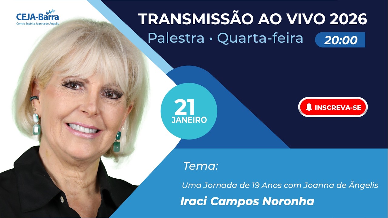 Uma Jornada de 19 Anos com Joanna de &Acirc;ngelis - Iraci Campos Noronha - 22/01/2026