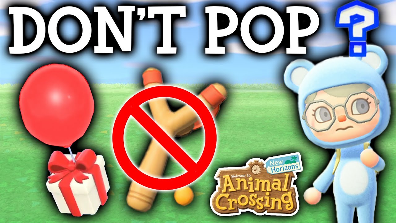 Куда деваются воздушные шары, если их не лопать? | Animal Crossing New Horizons