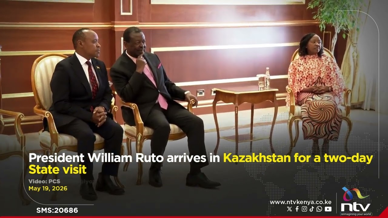 President William Ruto arrives in Kazakhstan for a two-day State visit