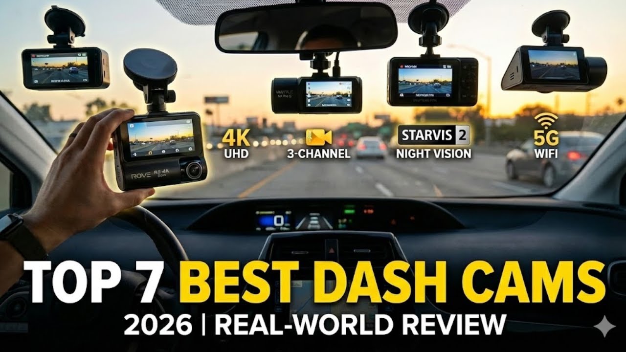 Top 7 Best Dash Cam 2026&mdash; Choosing the Right Front & Rear View Dash Cam for Cars.