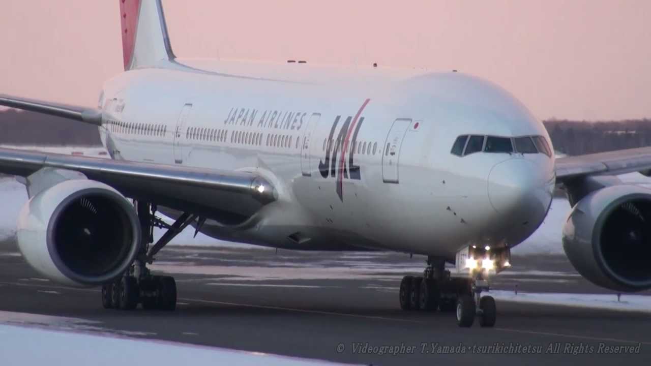 【Full HD】　JAL B777-200 Takeoff @New Chitose