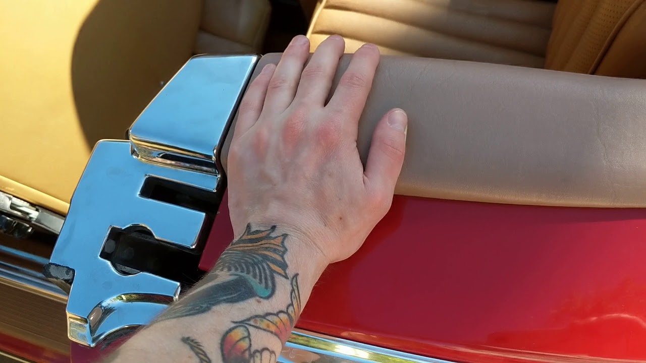 How To: Mercedes 560 SL convertible top down