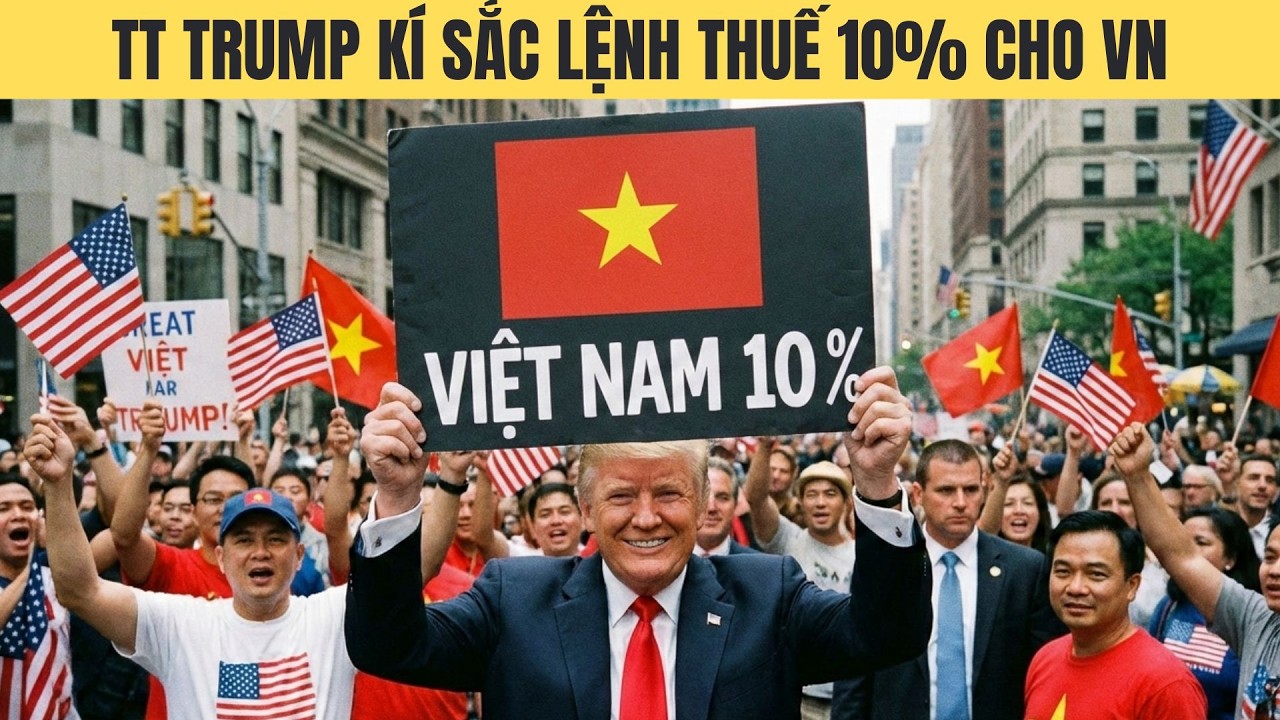 Tại sao TT Trump vội hạ thuế VN xuống 10% ?