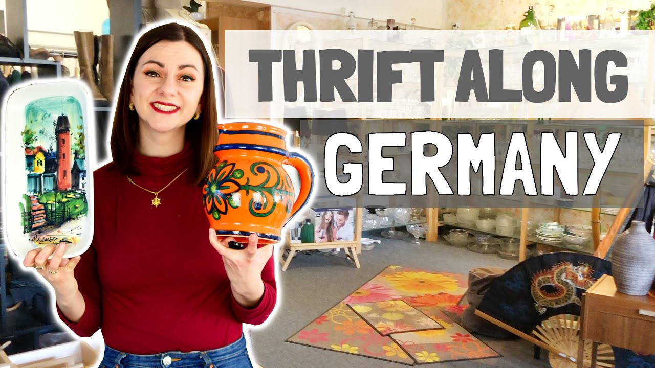 I Can't Believe All This Pottery! Come Thrift With Me in GERMANY!
