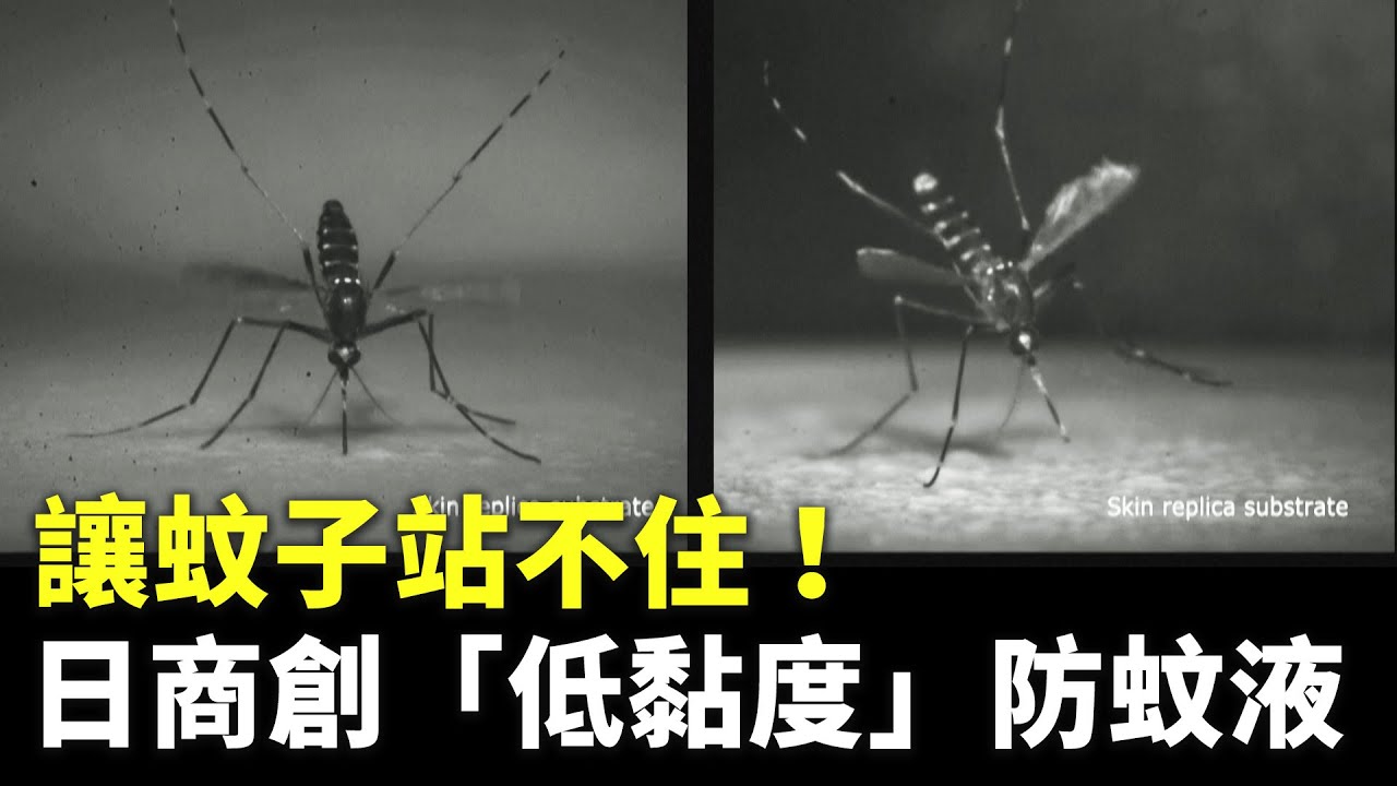 讓蚊子站不住！日商創「低黏度」防蚊液 - 物理性防蚊 - 科技新聞