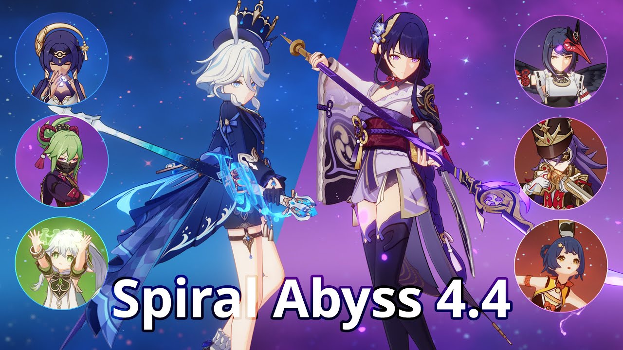 Raiden C3 & Furina C2 - Spiral Abyss 4.4 Floor 12 (9 Stars) | Genshin Impact